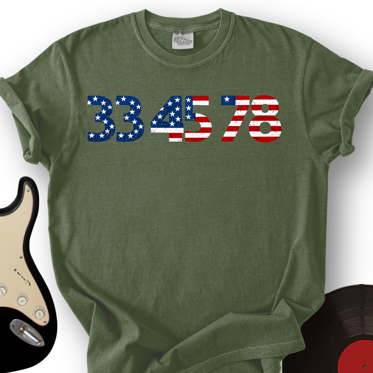 USA Turntable T-Shirt product image 4