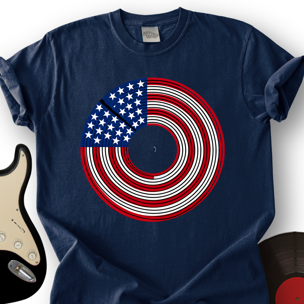 Patriotic Turntable T-Shirt product image 5