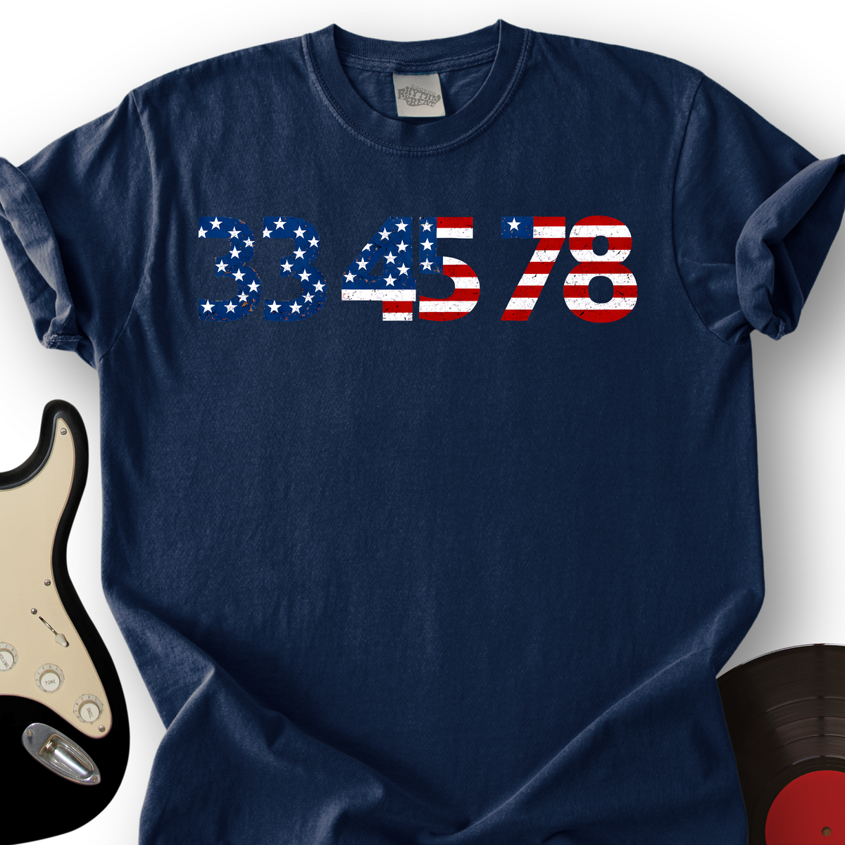 USA Turntable T-Shirt product image 5