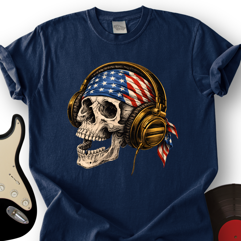 Star-Spangled Skull T-Shirt product image 5