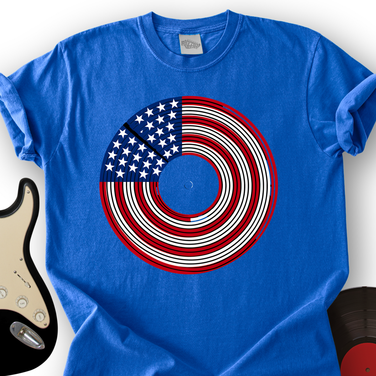 Patriotic Turntable T-Shirt product image 6