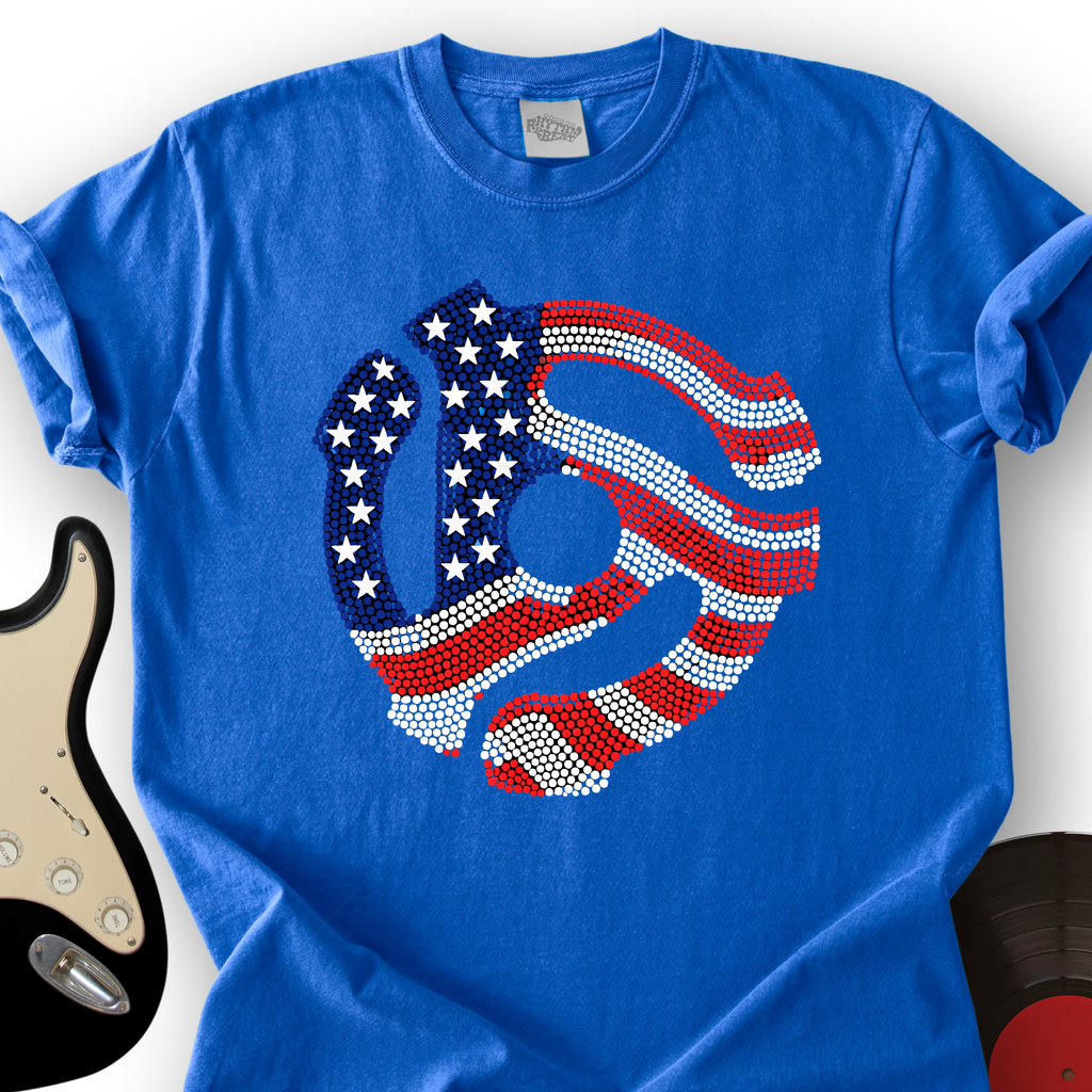 Patriotic Record T-Shirt product image 6