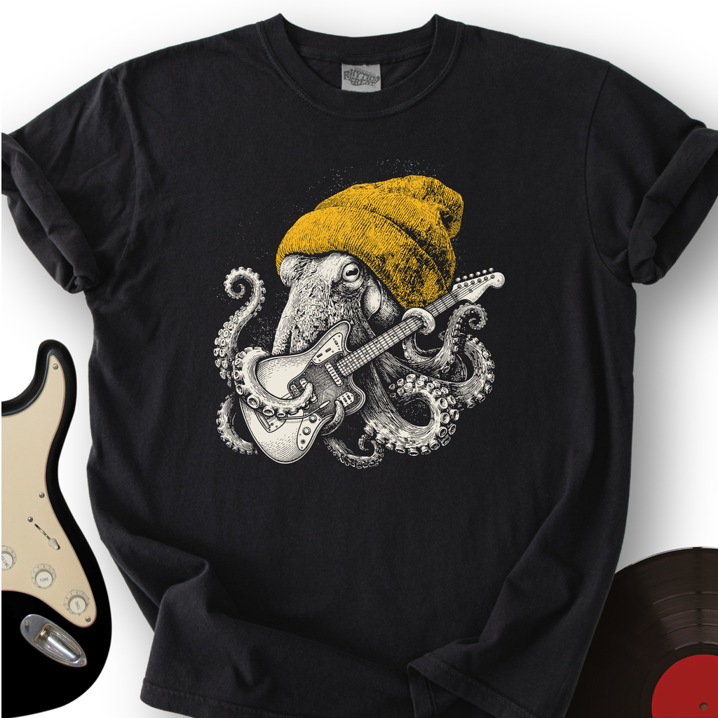 Octopus with Guitar T-Shirt product image 4
