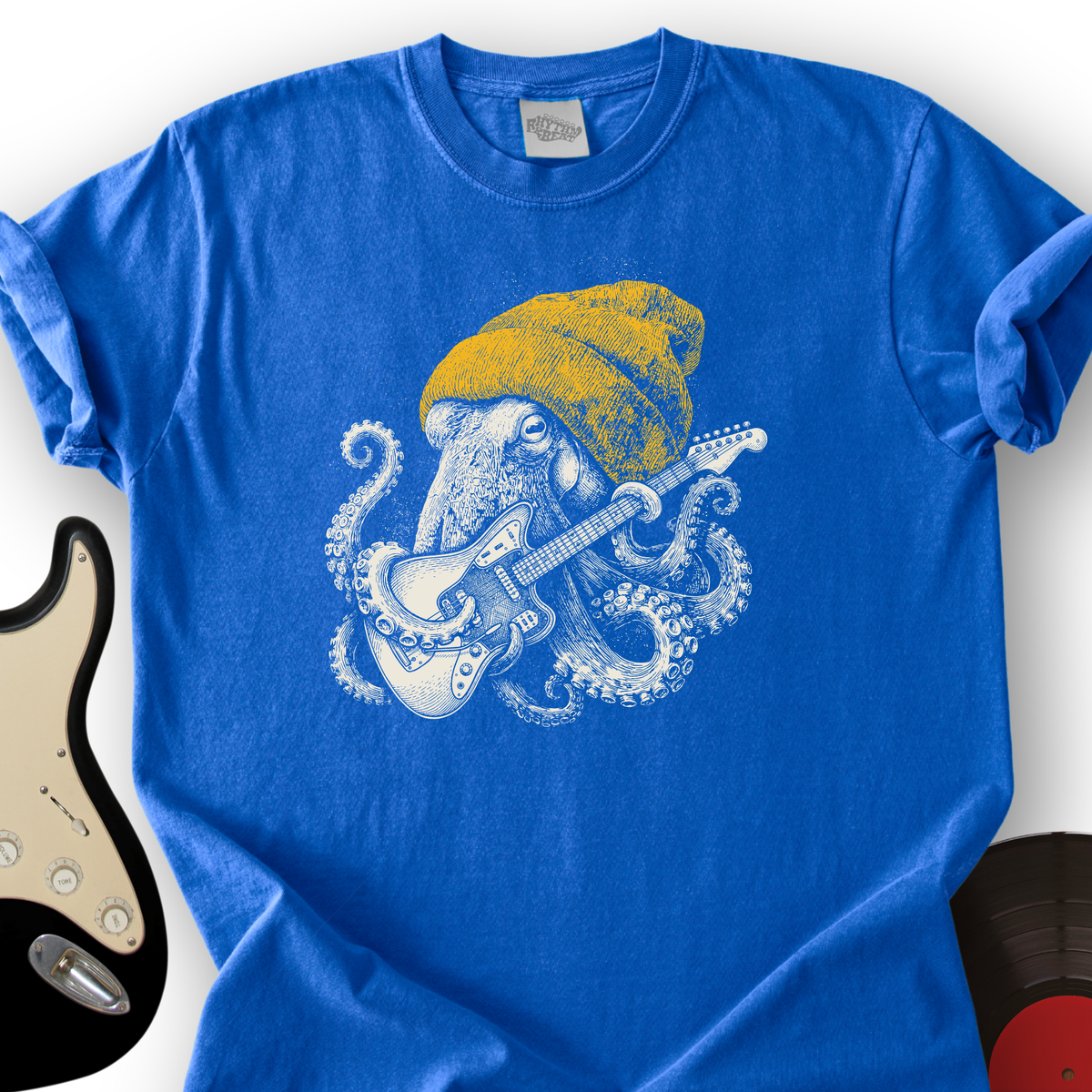 Octopus with Guitar T-Shirt product image 3