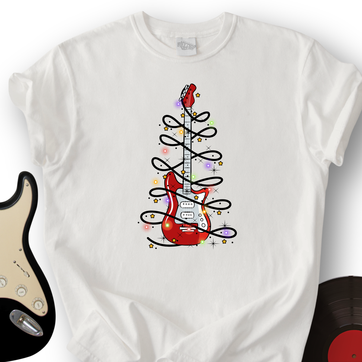 Guitar Christmas Lights T-Shirt product image 1