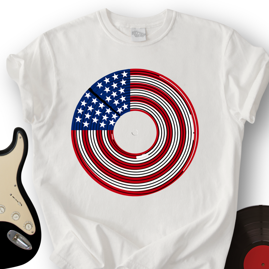 Patriotic Turntable T-Shirt product image 7