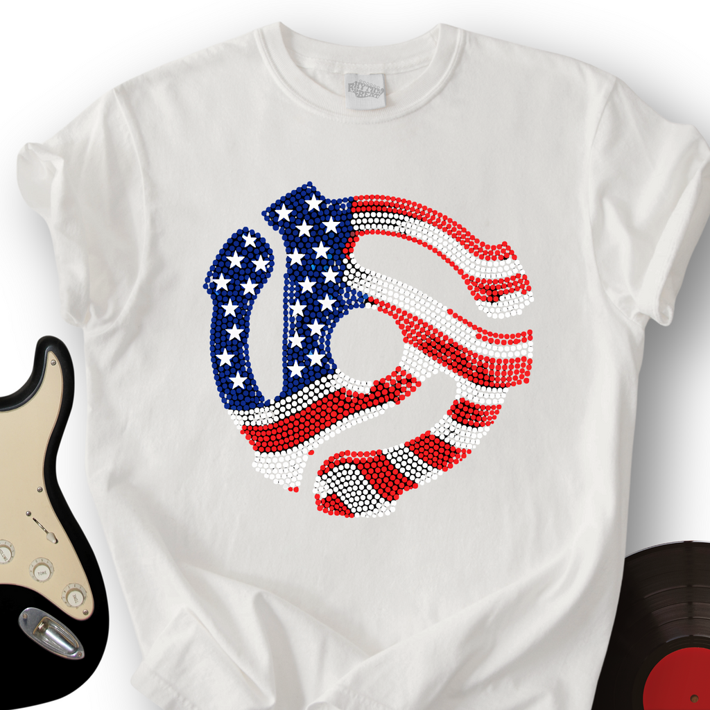 Patriotic Record T-Shirt product image 7