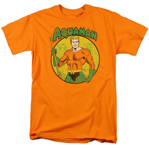 Aquaman King of Atlantis Distressed Circle T-Shirt product image 1