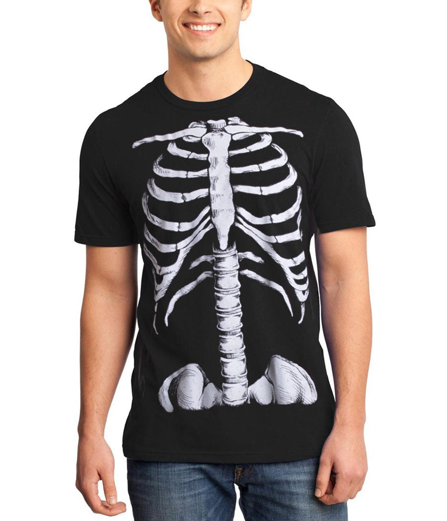 Skeleton Rib Cage Glow In Dark Costume T-Shirt product image 1