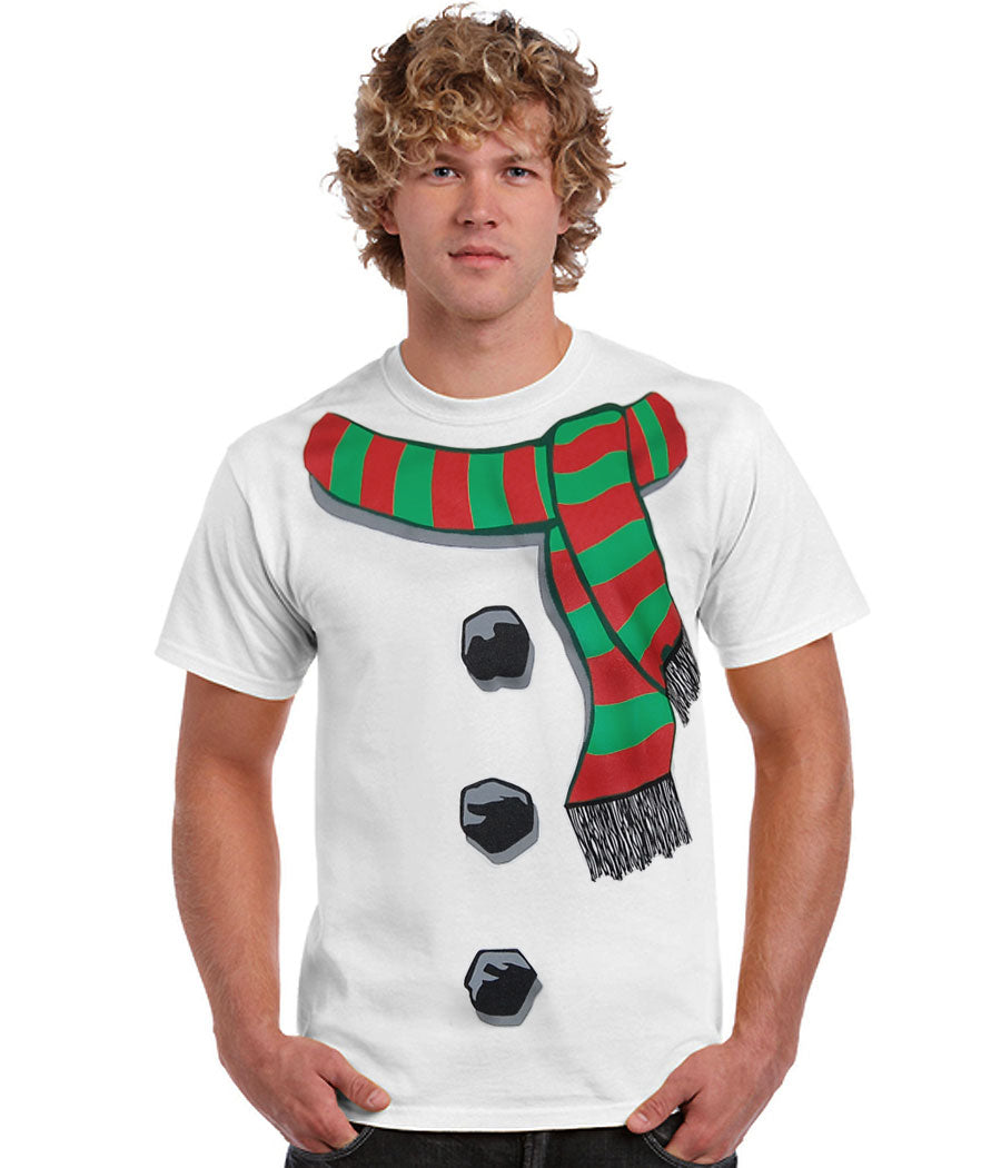 Snowman Costume Adult T-Shirt product image 1