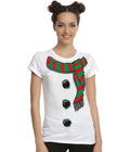 Snowman Costume Junior Women's T-Shirt product image 1