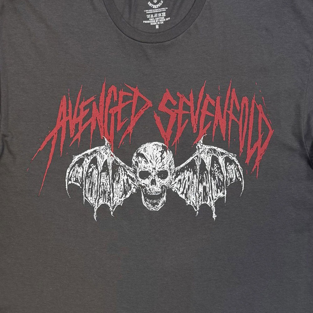 Avenged Sevenfold Skull Bat T Shirt product image 2
