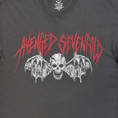 Avenged Sevenfold Skull Bat T Shirt product image 2
