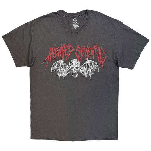 Avenged Sevenfold Skull Bat T Shirt product image 1