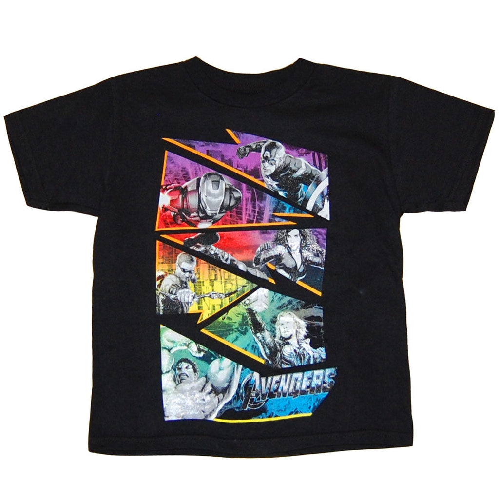 The Avengers Action Panels Youth T-Shirt product image 1