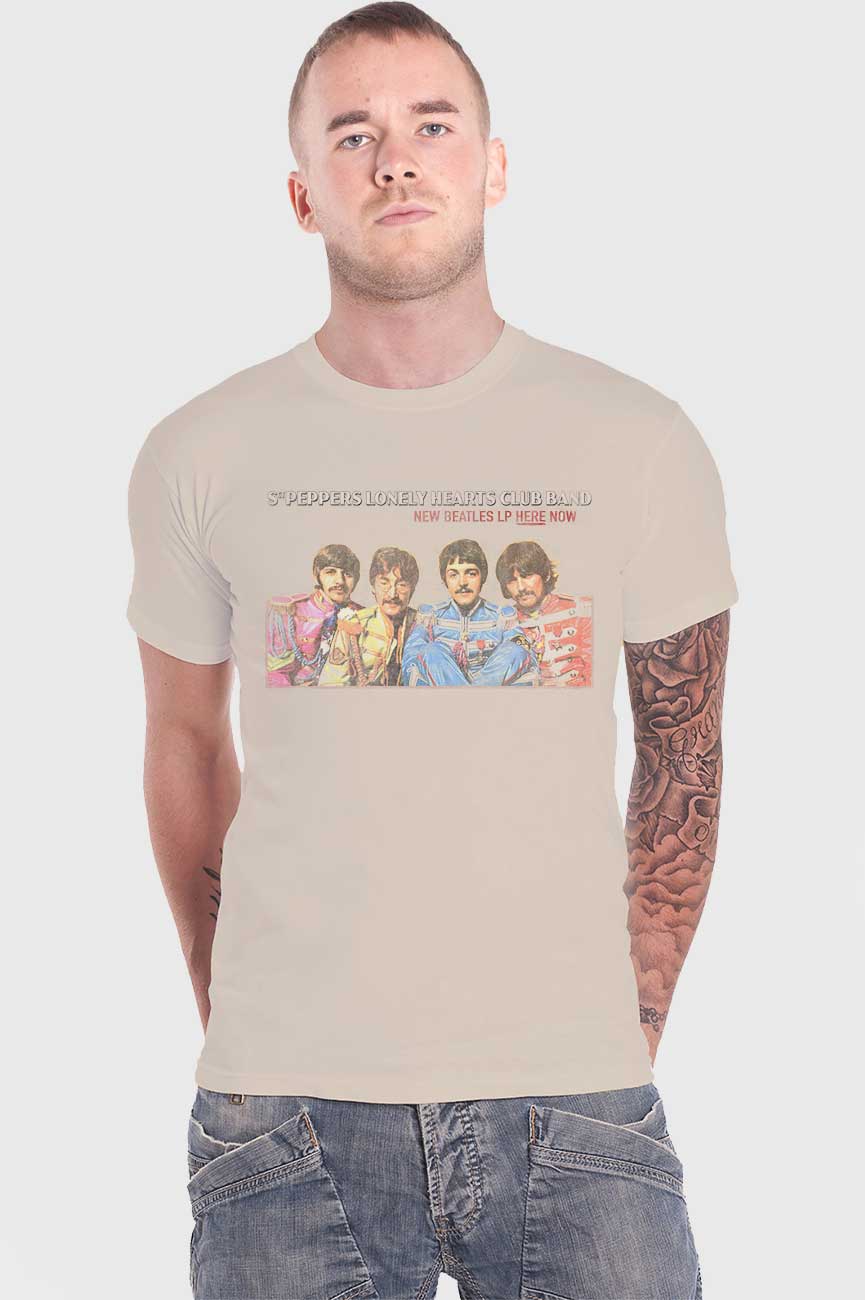 The Beatles Sgt Pepper Lonely Hearts LP Here Now Tee product image 1