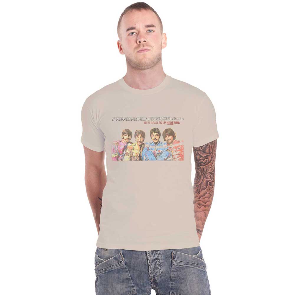 The Beatles Sgt Pepper Lonely Hearts LP Here Now Tee product image 4