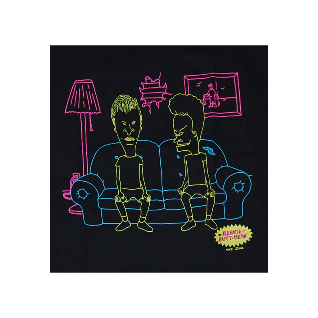 Beavis and Butthead Neon Couch T-Shirt product image 2