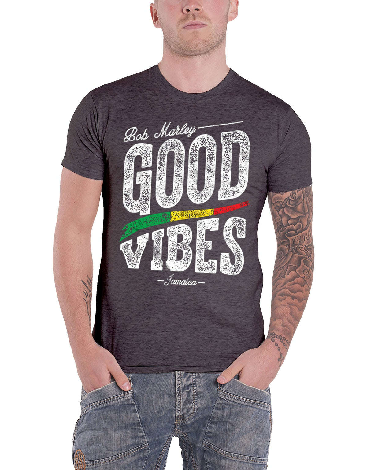 Bob Marley Good Vibes T Shirt product image 1