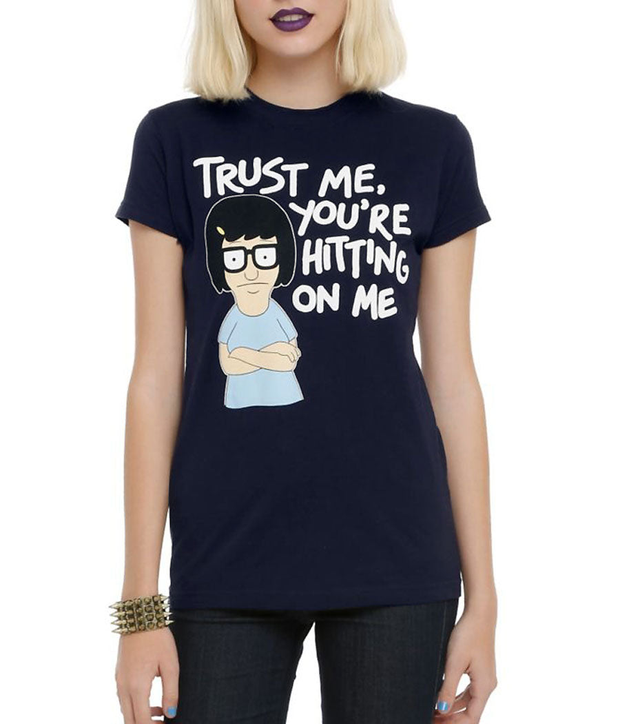 Bob's Burger Tina You're Hitting On Me Junior Women's product image 1