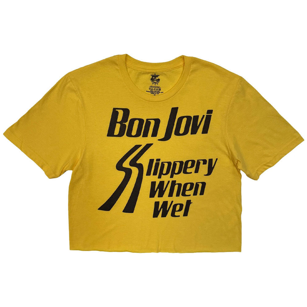 Bon Jovi Slippery When Wet Crop Top product image 1