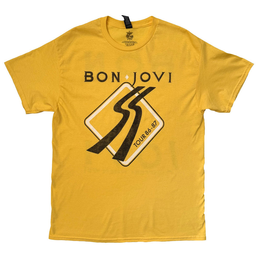 Bon Jovi Tour 87 Road Sign T Shirt product image 1