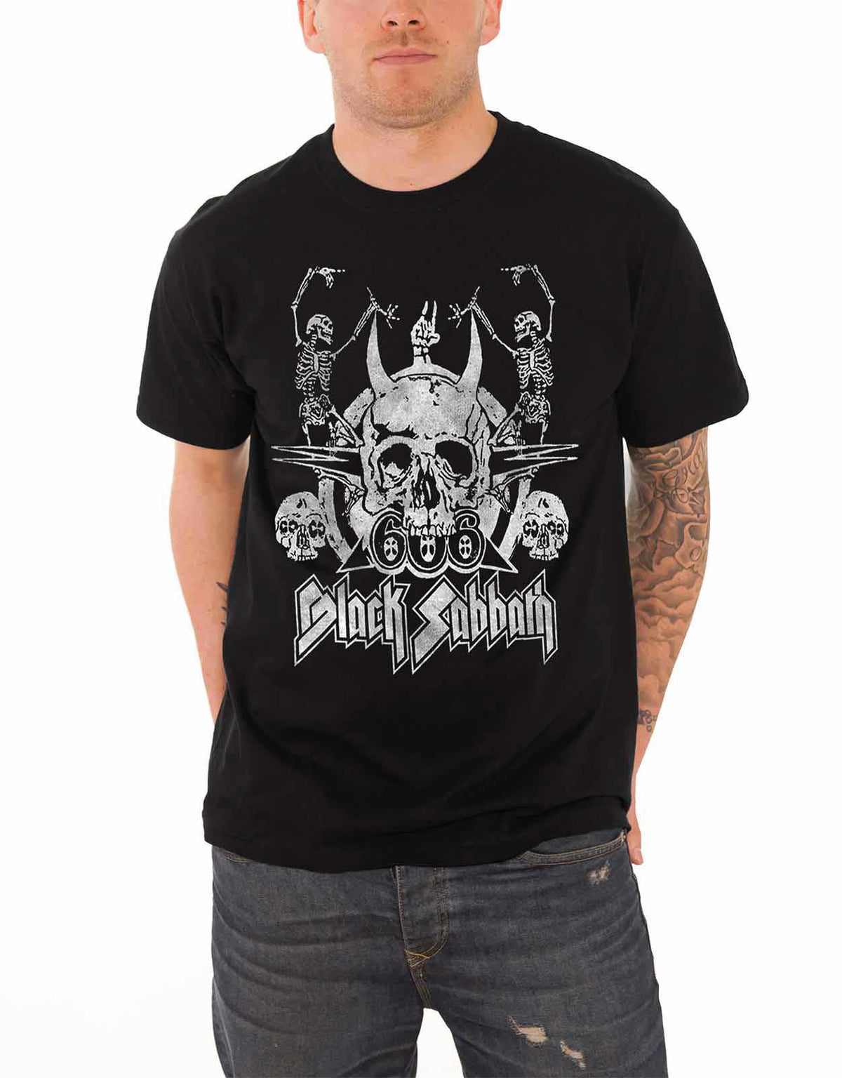 Black Sabbath Dancing skeletons T Shirt product image 6