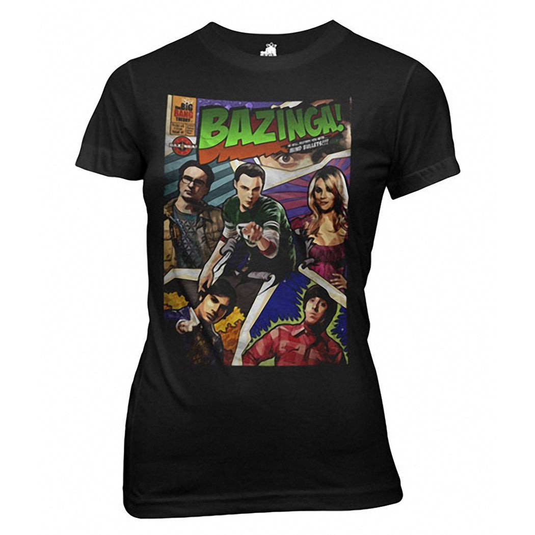 Big Bang Theory Bazinga Comic Junior Tee product image 1