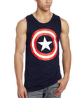Captain America Classic Shield Logo Adult Tank Top