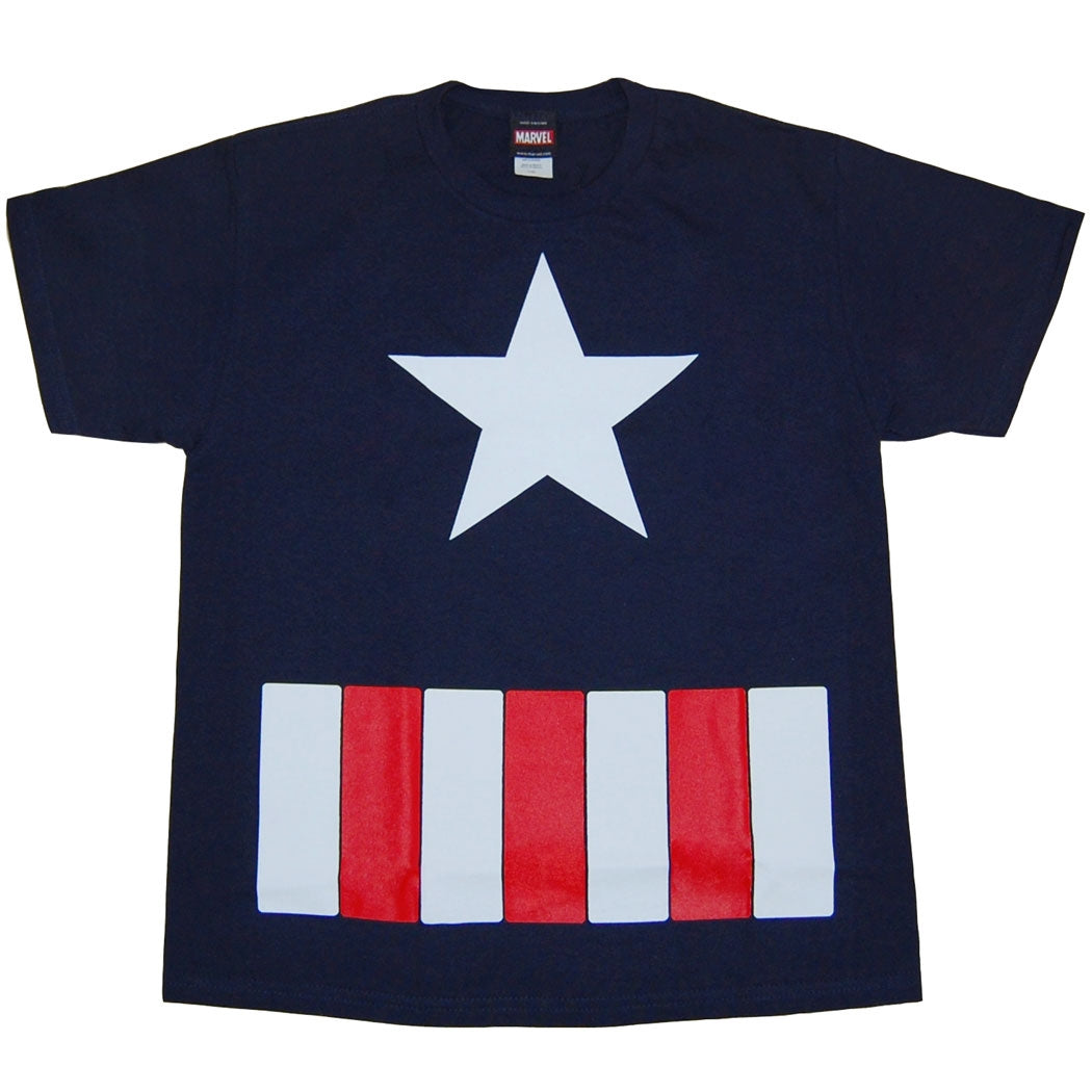 Captain America Costume Youth T-Shirt product image 1