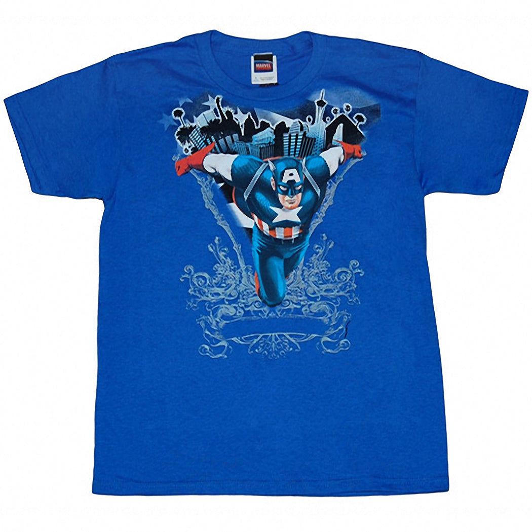 Captain America Action Youth T-Shirt product image 1
