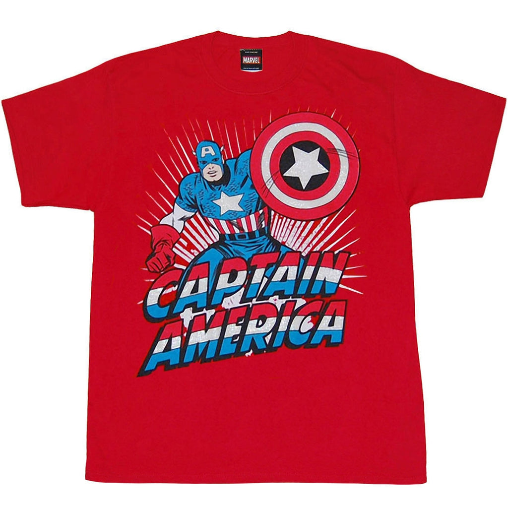 Captain America Stand Strong Youth Kids T-Shirt product image 1