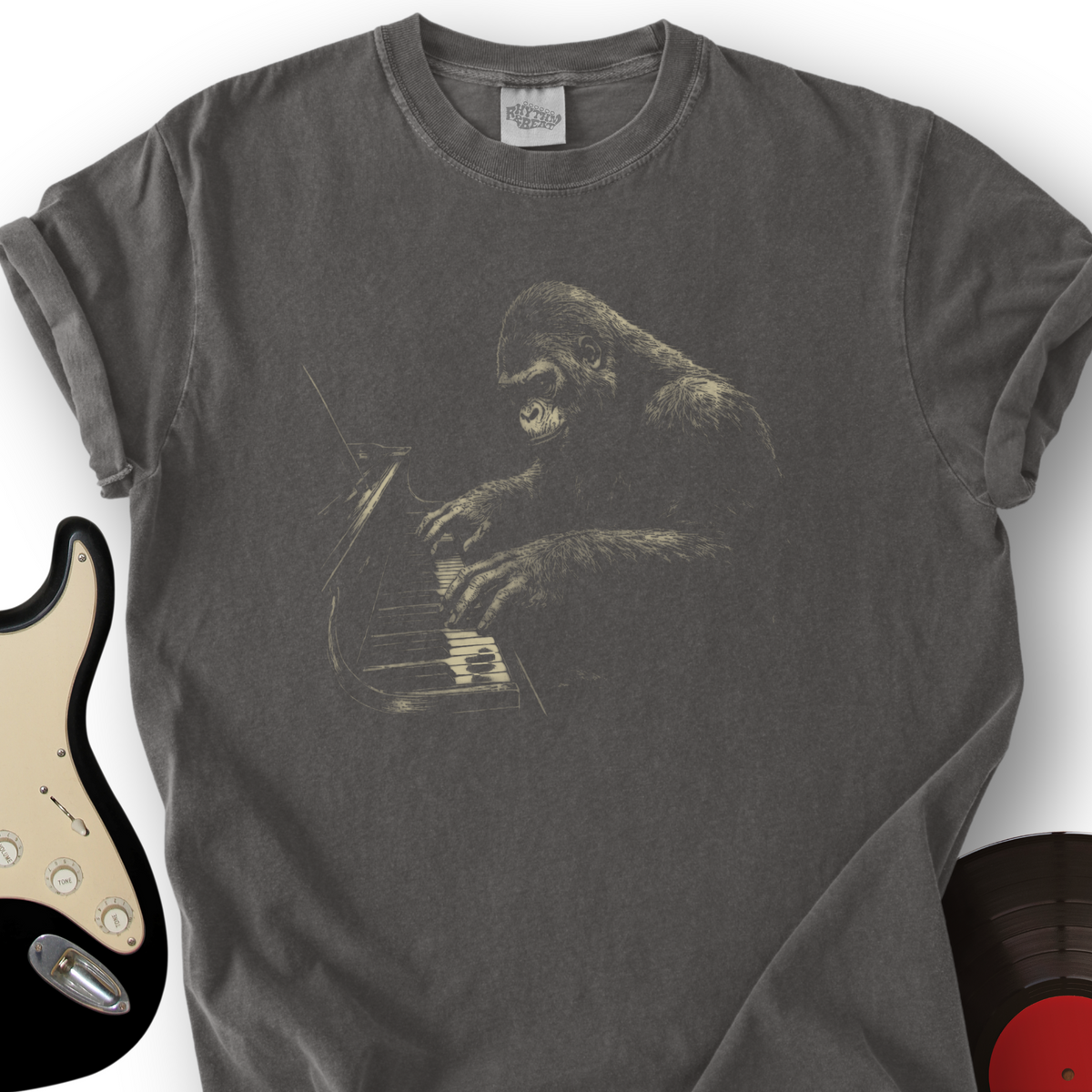 Gorilla Pianist T-Shirt product image 3