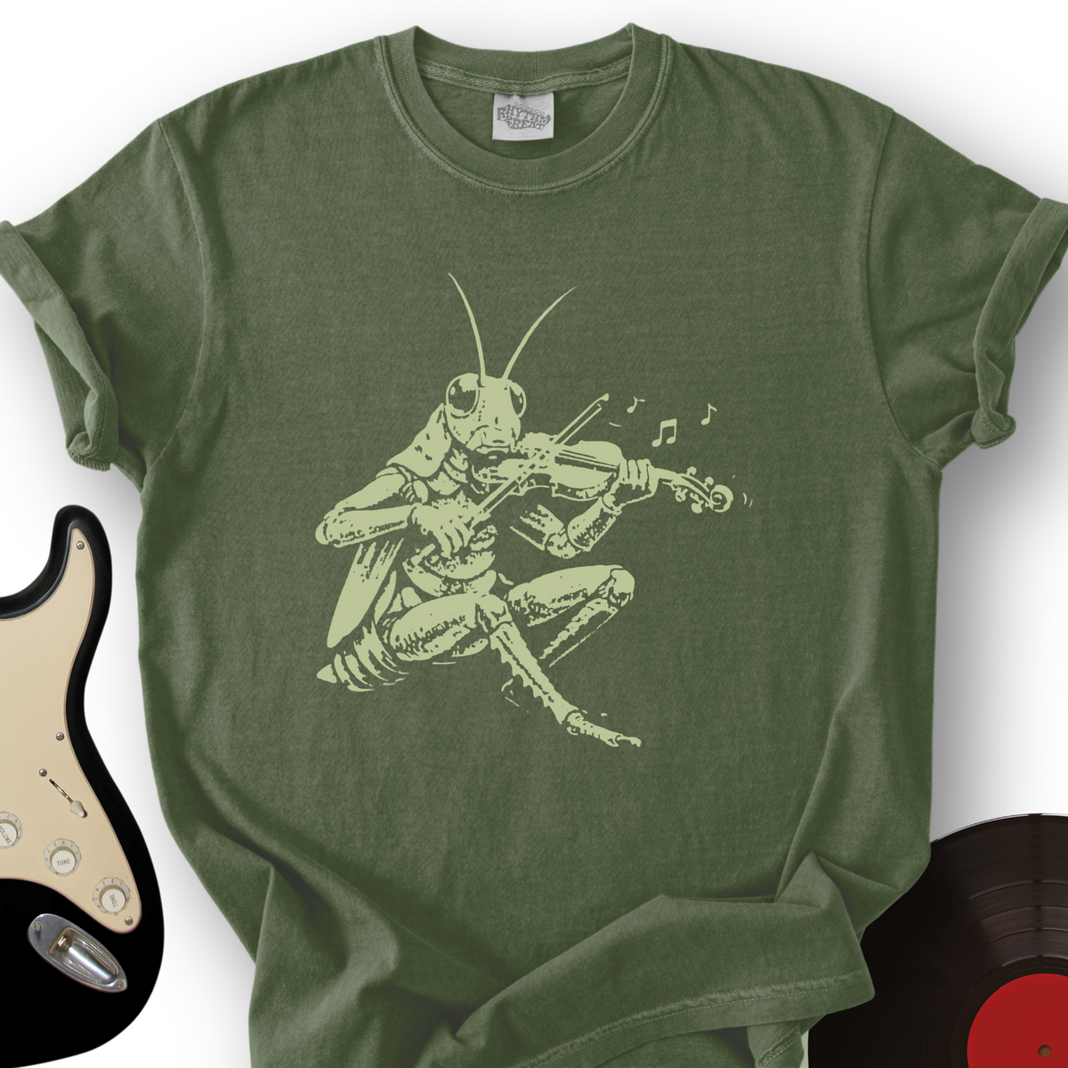 Grasshopper Violinist T-Shirt product image 4