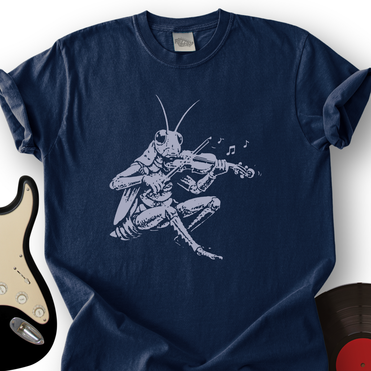 Grasshopper Violinist T-Shirt product image 5