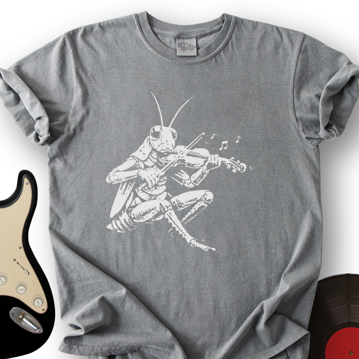 Grasshopper Violinist T-Shirt product image 7