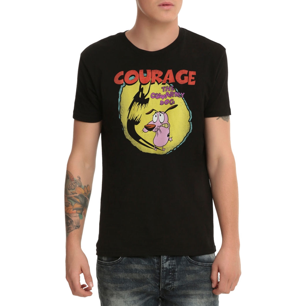 Courage the Cowardly Dog Shadow Logo T-Shirt product image 1