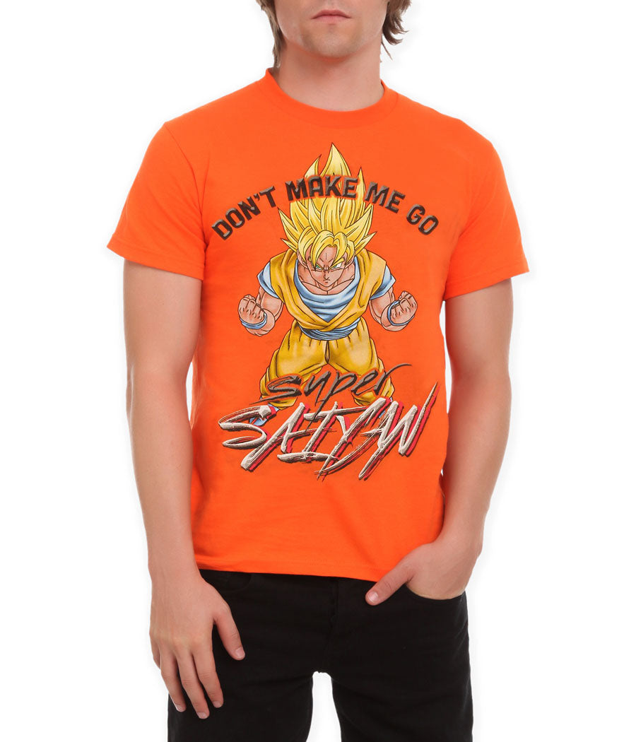 Dragon Ball Z Dont Make Me Go Super Saiyan T-Shirt product image 1
