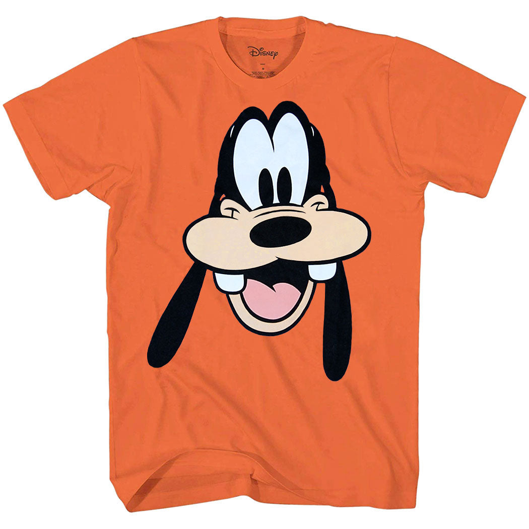 Disney Goofy Face Big Smile T-Shirt Orange product image 1