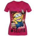 Despicable Me Selfie Minion Junior V-Neck Shirt product image 1