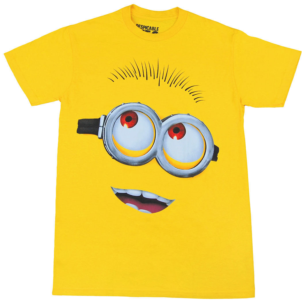 Despicable Me Minion Face Adult T-Shirt product image 1