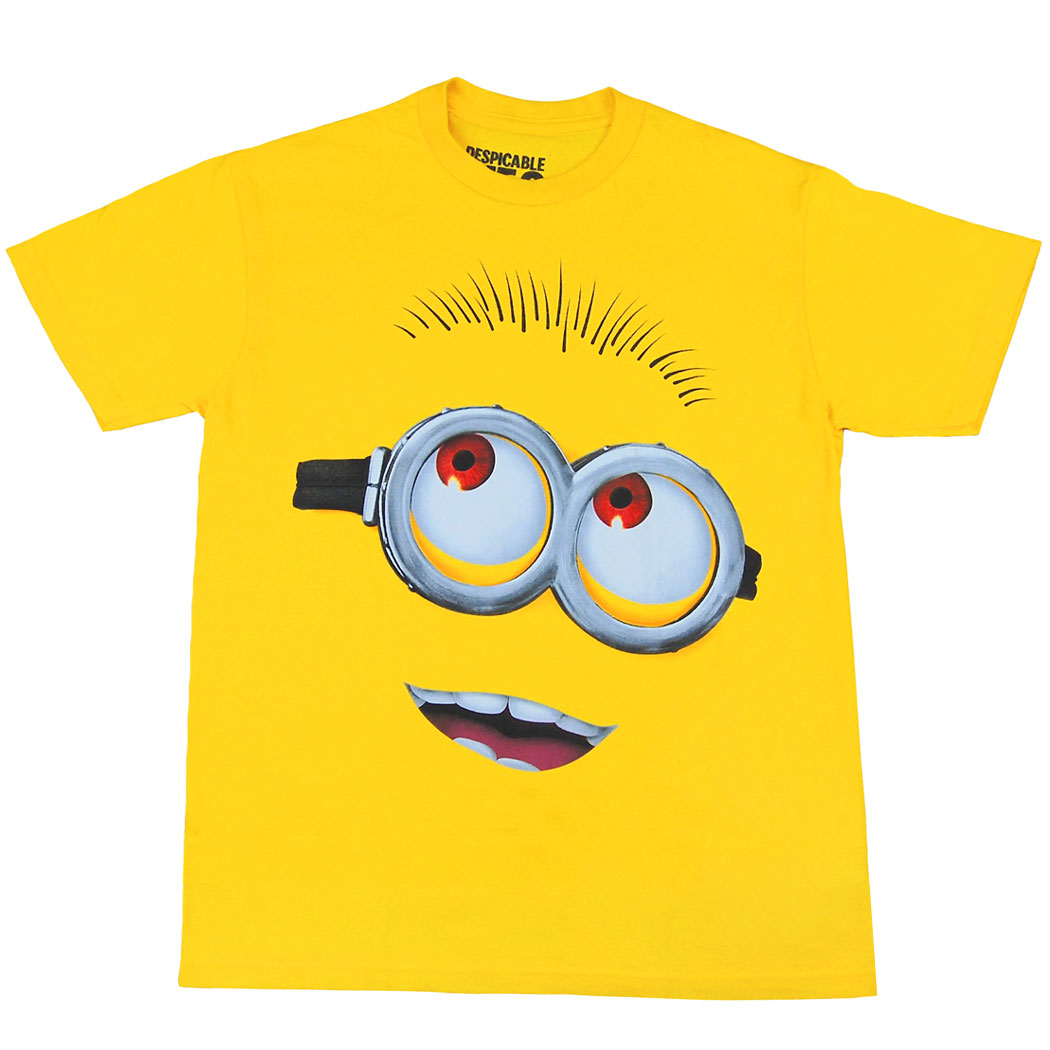 Despicable Me Minion Face Youth Kids T-Shirt product image 1