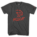 Dodge Hellcat Logo T-Shirt Charcoal product image 1