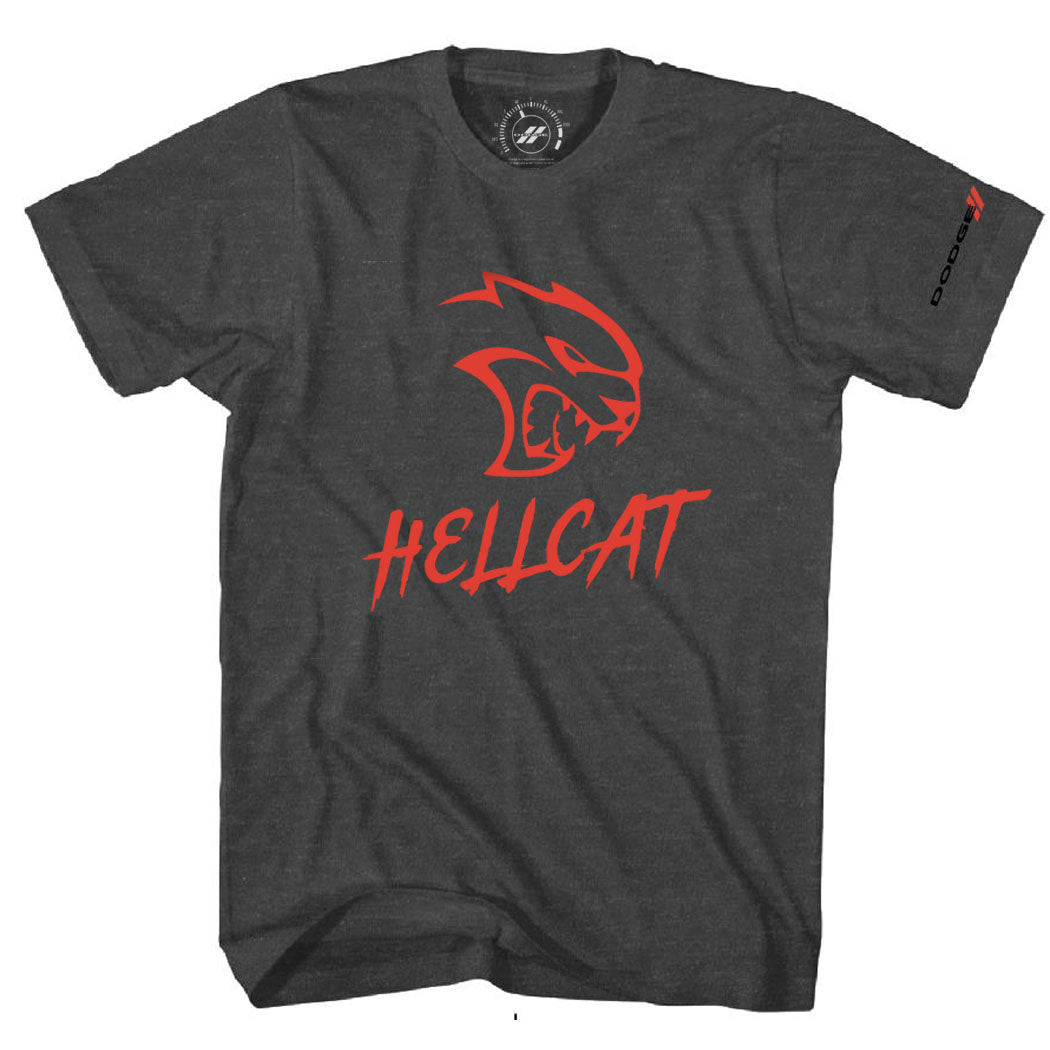 Dodge Hellcat Logo T-Shirt Charcoal product image 1