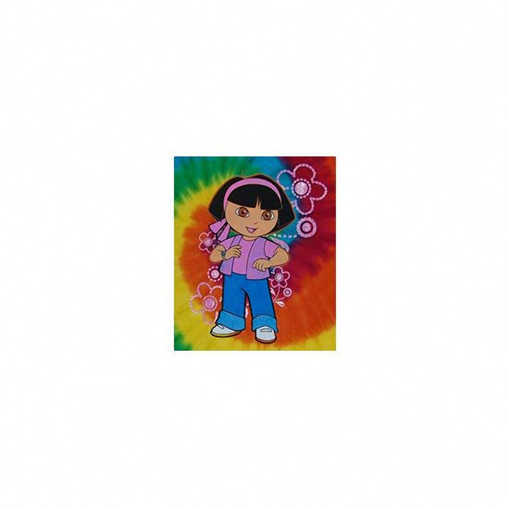 Dora Cutie Flower Tye Dye Kids T-Shirt product image 2