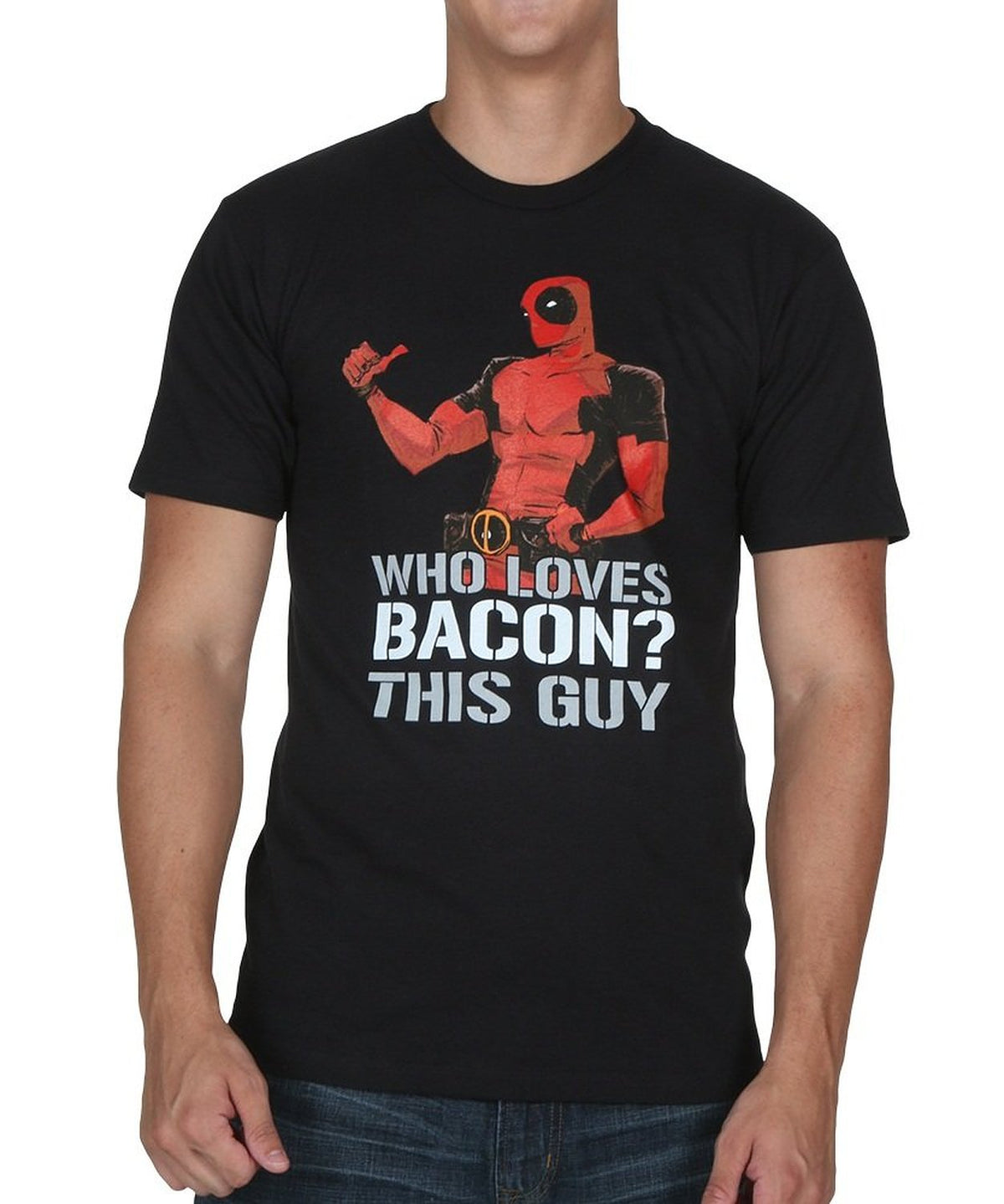 Deadpool Loves Bacon T-Shirt product image 1
