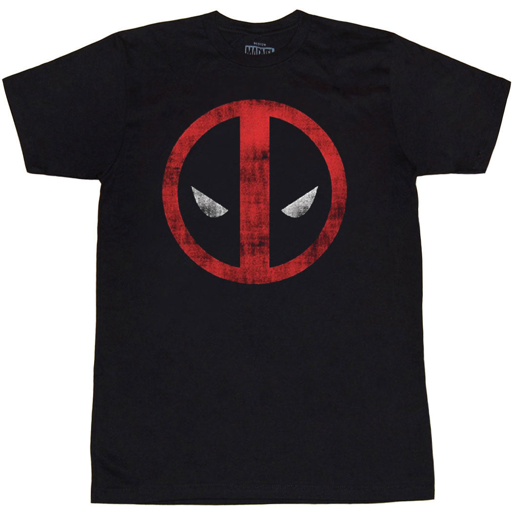 Deadpool Logo Distressed T-Shirt product image 1