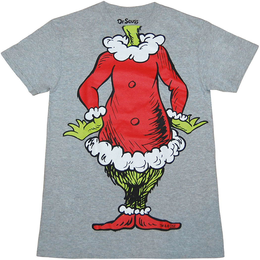 Dr. Seuss Grinch Santa Costume T-Shirt product image 1