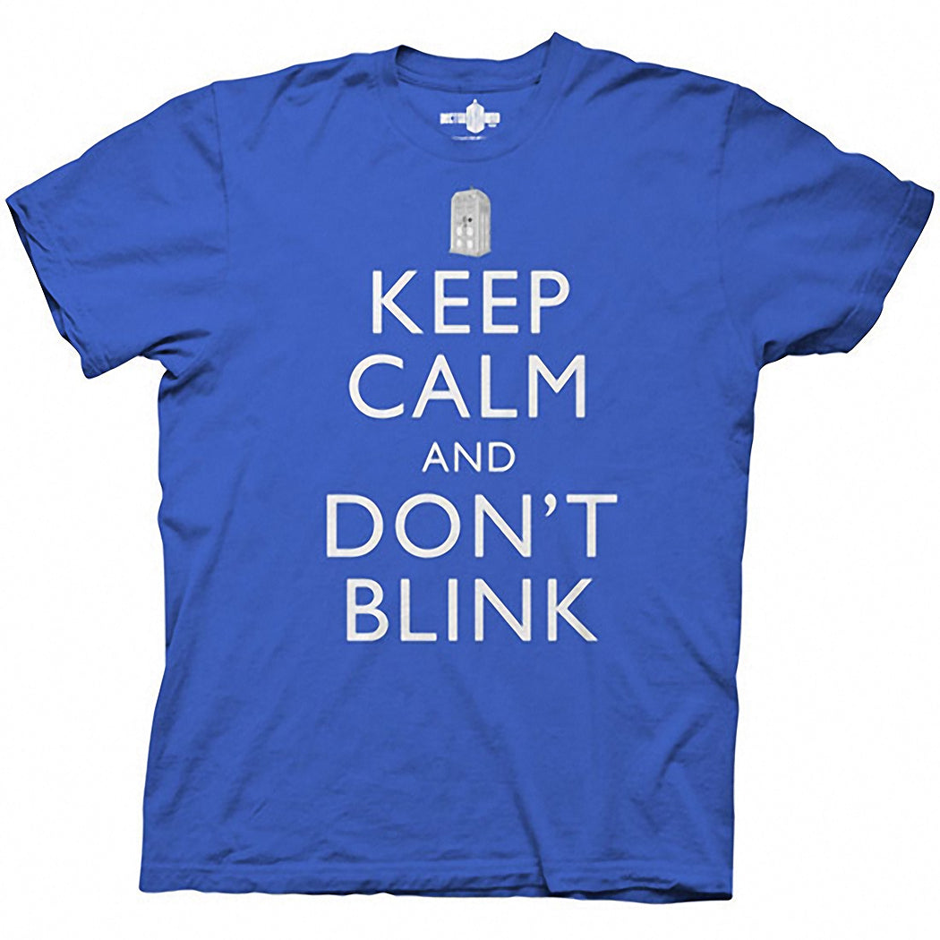 Doctor Who Keep Calm and Don't Blink T-Shirt product image 1