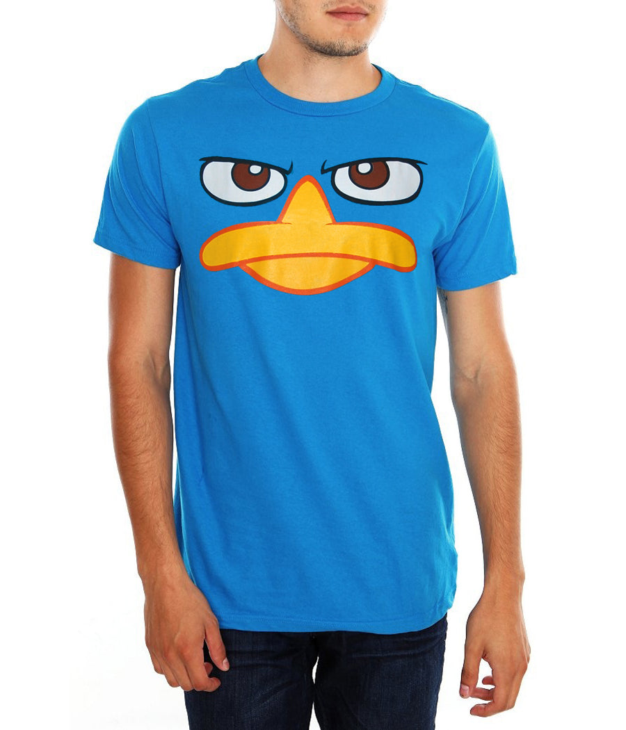 Perry the Platypus Face Adult T-Shirt product image 1